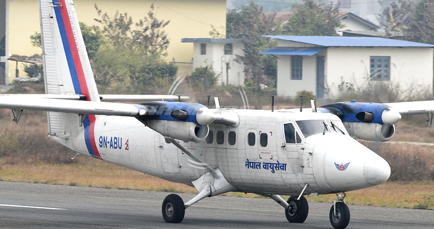 नेपाल एयरलाइन्सको जहाजको ब्याट्रीमा समस्या आएपछि…